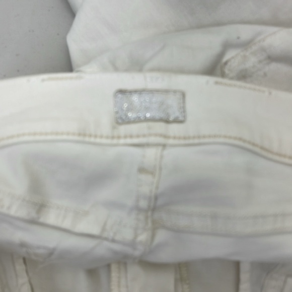 MOTHER The Charmer Sexy Just Walked into Town in Warm Ivory Size 31 - Picture 5 of 9